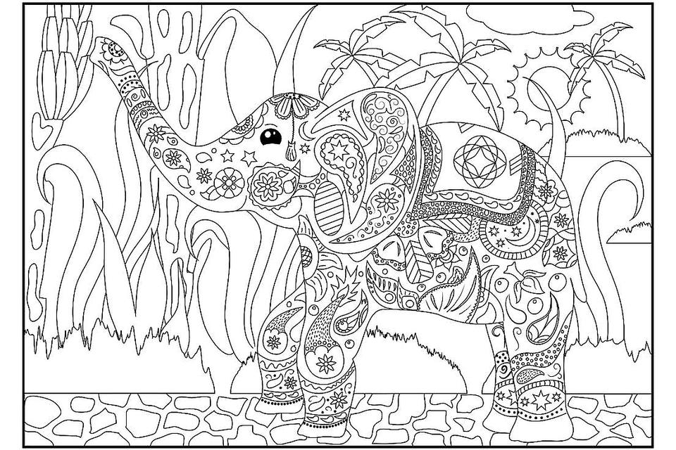 Elephant coloring pages free fun printable elephant coloring pages for kids adults printables mom