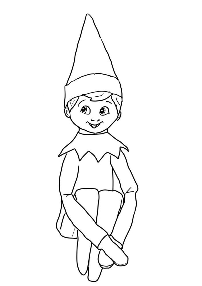 Free printable elf on the shelf coloring pages santa coloring pages christmas coloring sheets christmas coloring pages
