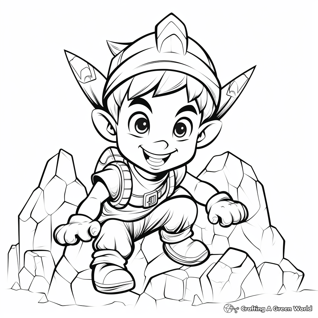 Elf on the shelf coloring pages