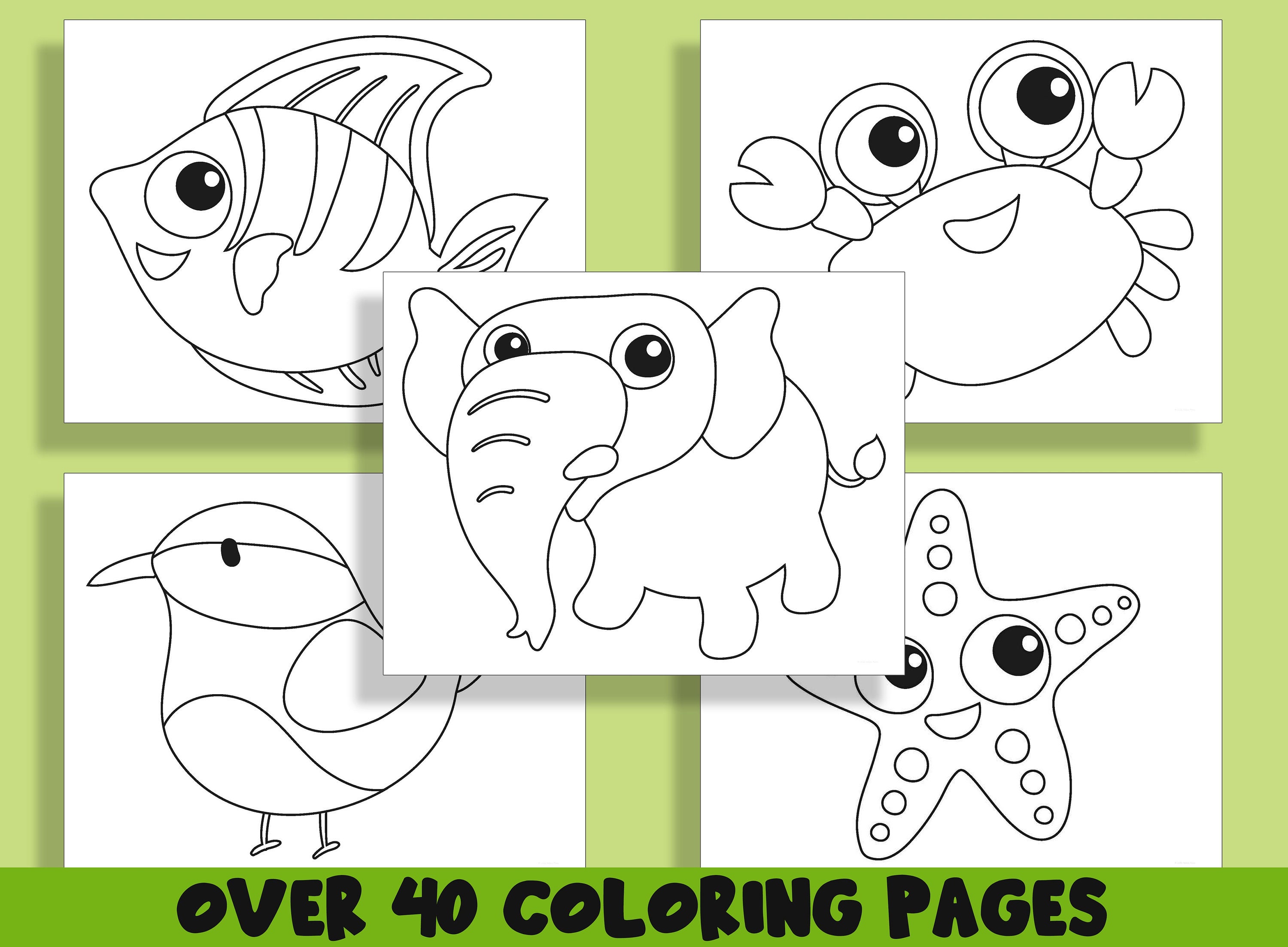 Printable coloring pages for kids toddlers preschoolers kindergarten homeschool elementary school children to print and color