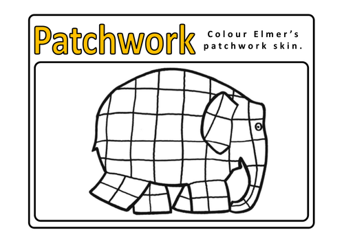 Elmer the elephant story teaching resources eyfs ks english colours literacy early years reading teaching resources