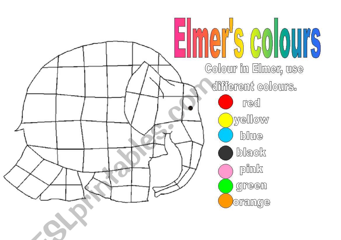 Colour in elmer