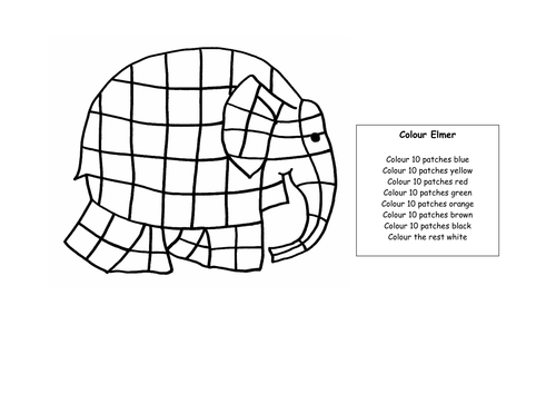 Elmer the elephant resource pack teaching resources