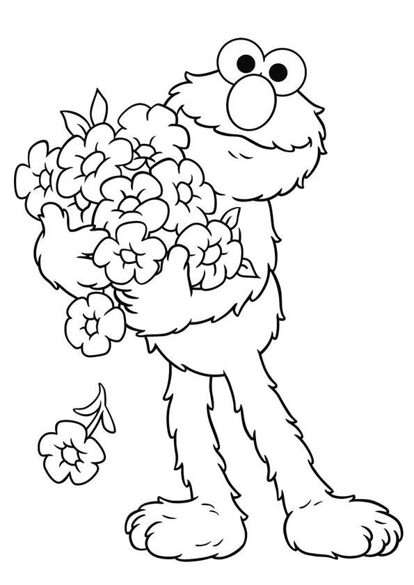 Coloring pages elmo printable coloring pages