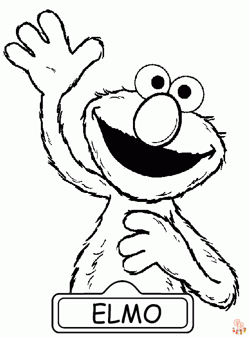 Elmo coloring pages free printable pages for kids