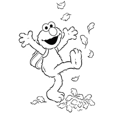 Cute elmo coloring pages