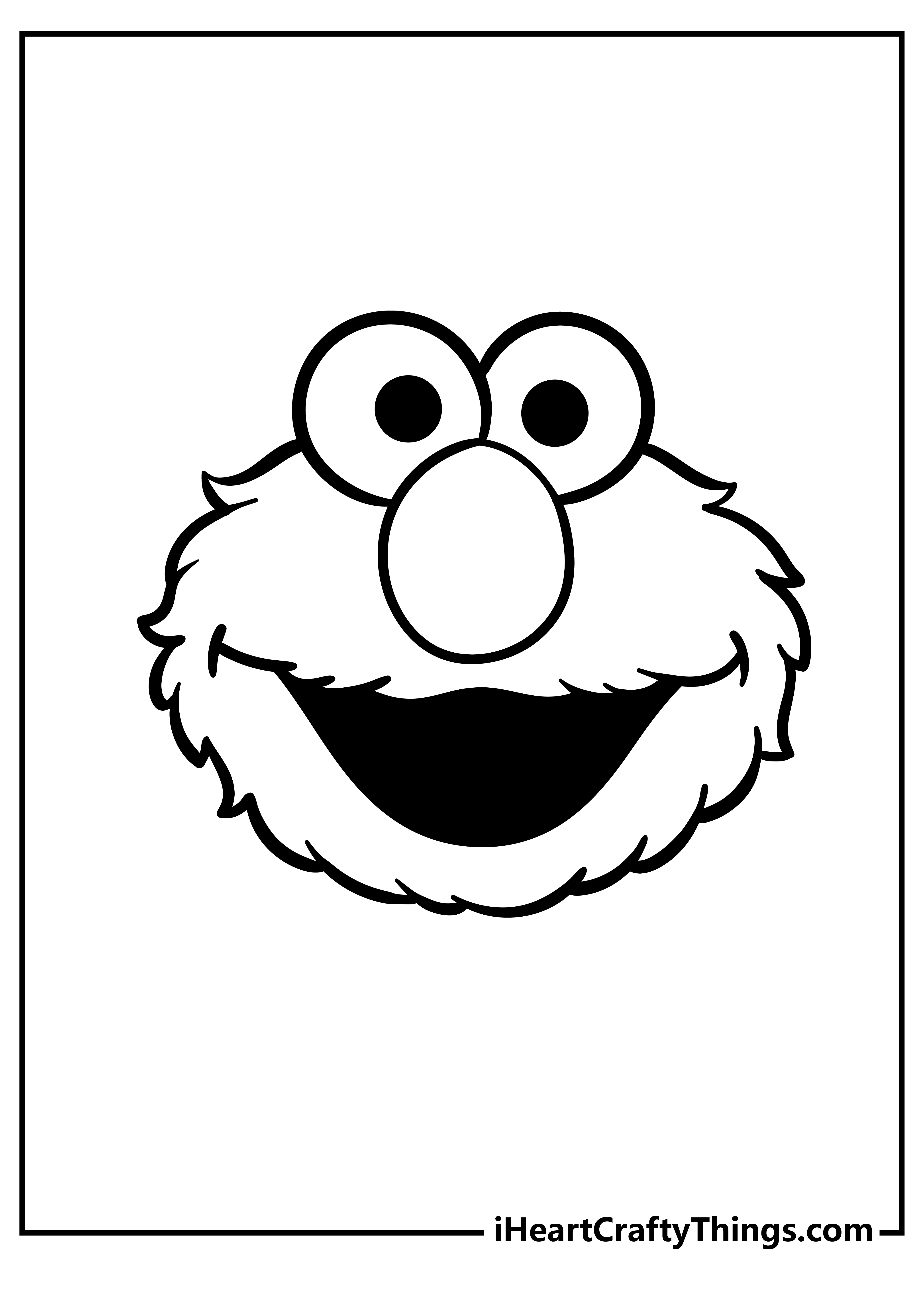 Elmo coloring pages free printables