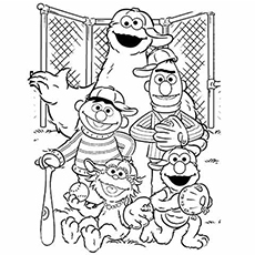 Cute elmo coloring pages