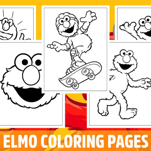 Elmo coloring pages for kids girls boys teens birthday school activity made by teachers