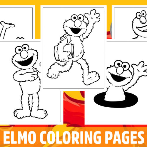 Elmo coloring pages for kids girls boys teens birthday school activity made by teachers