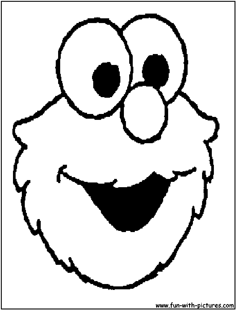 Elmo coloring page