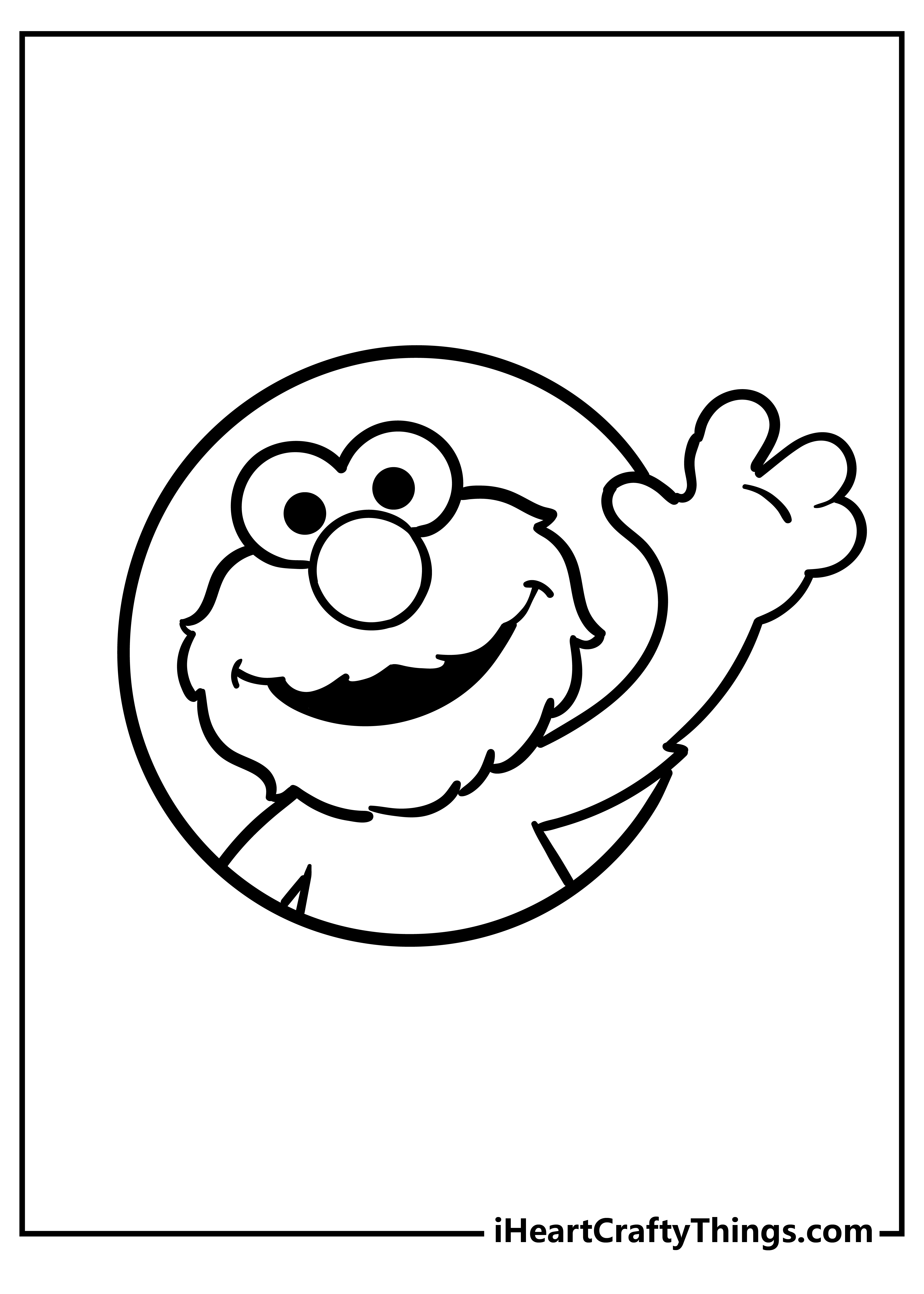 Elmo coloring pages free printables