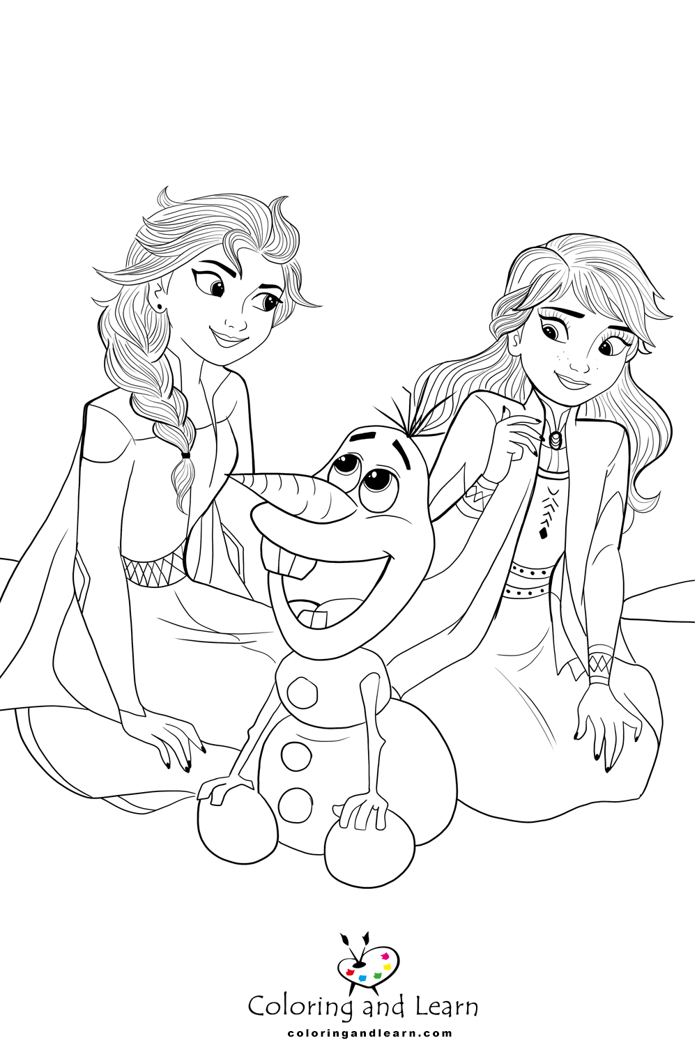 Elsa coloring pages