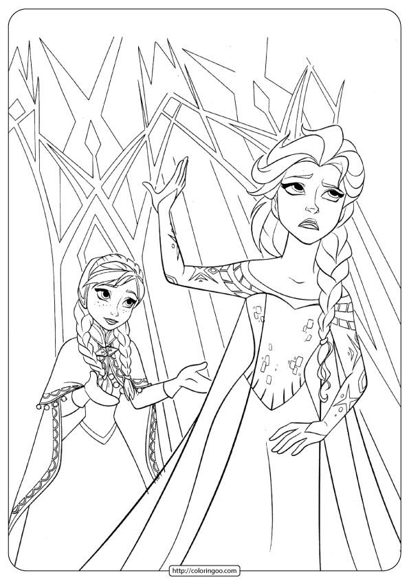 Printable disney frozen anna â elsa printable coloring pages elsa coloring pages frozen coloring pages disney coloring pages