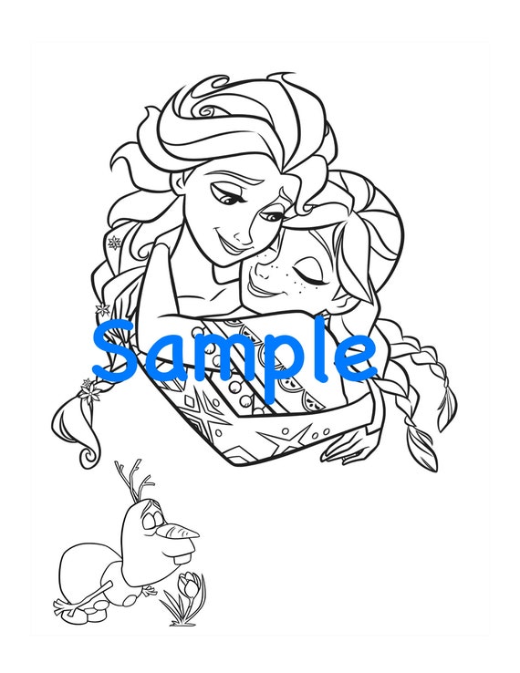 Elsa and anna coloring pages frozen olaf anna elsa kids drawings kids coloring pages printable coloring pages