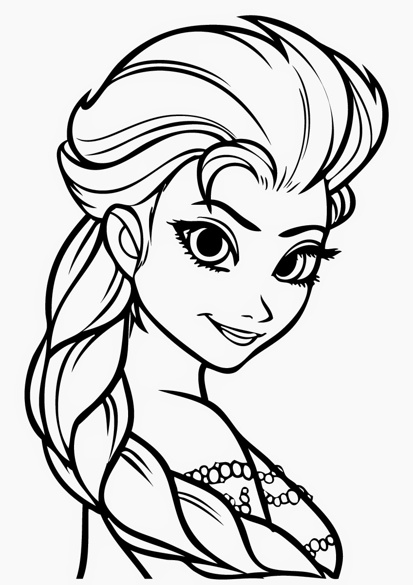 Free printable elsa coloring pages for kids