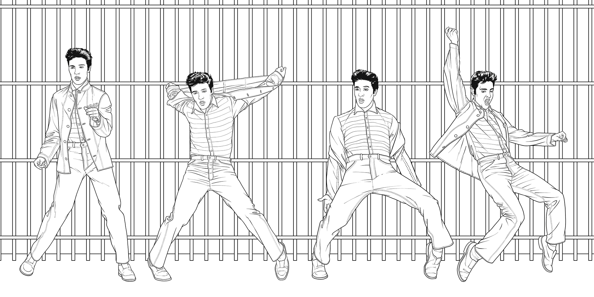 Elvis the coloring book â igloo books