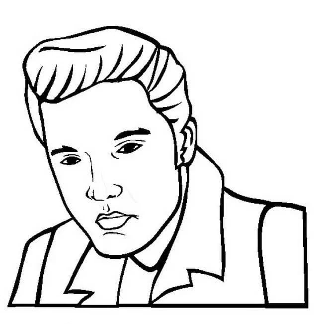 Elvis coloring pages