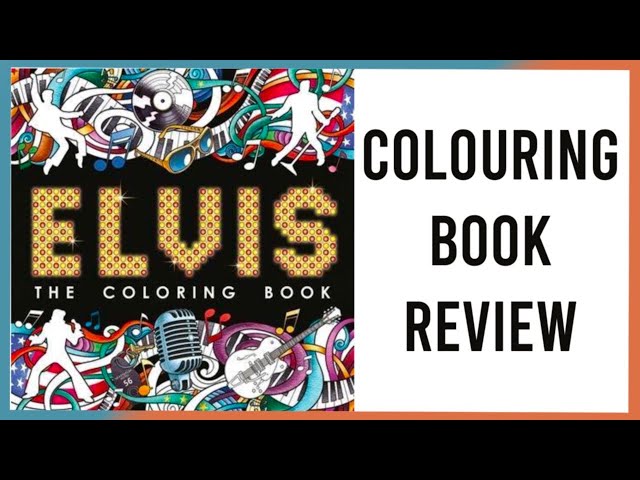 Elvis colouring book review