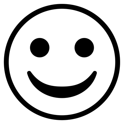 Smiling face emoji coloring page free printable coloring pages