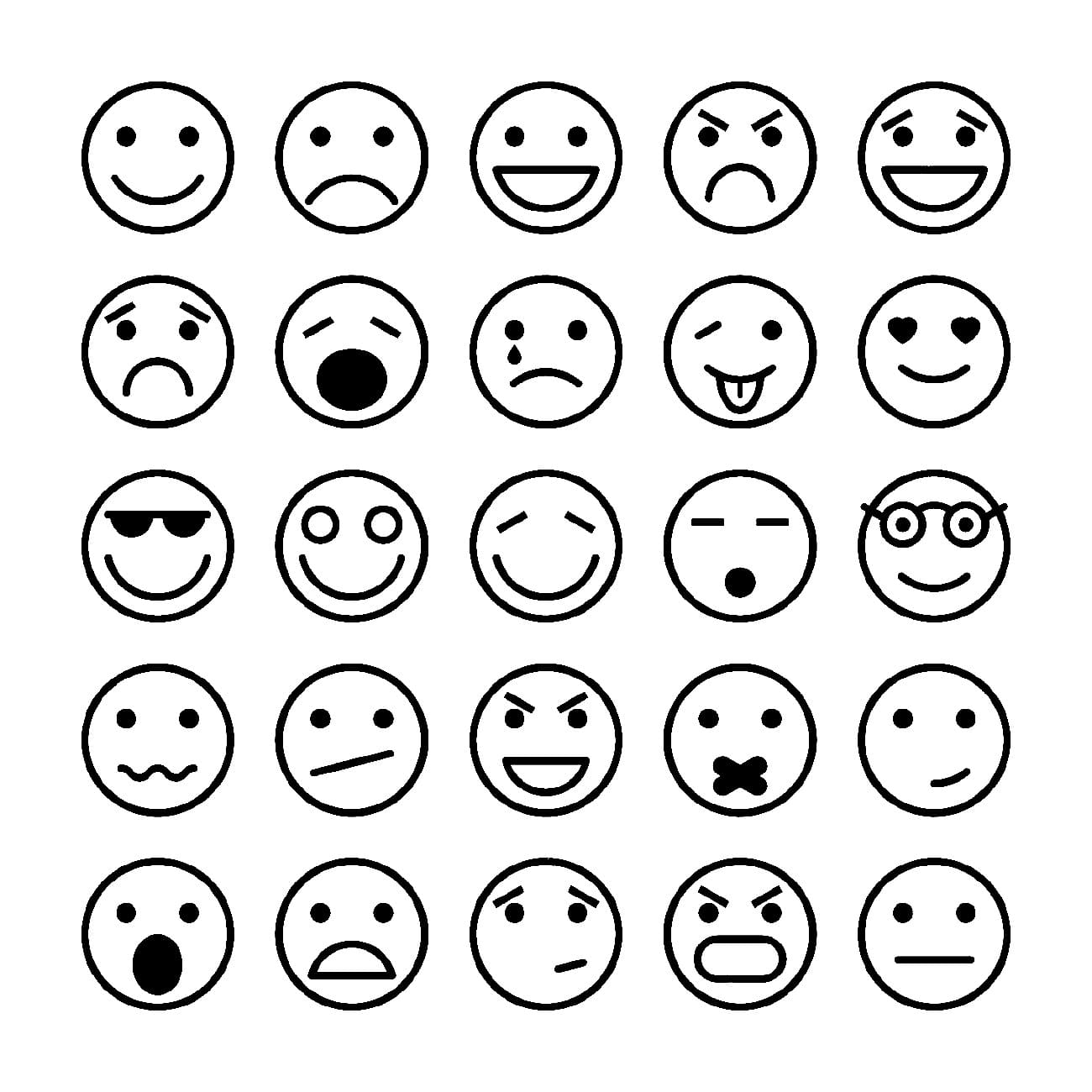 Emoji coloring pages pictures free printable