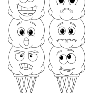 Emotions coloring pages printable for free download