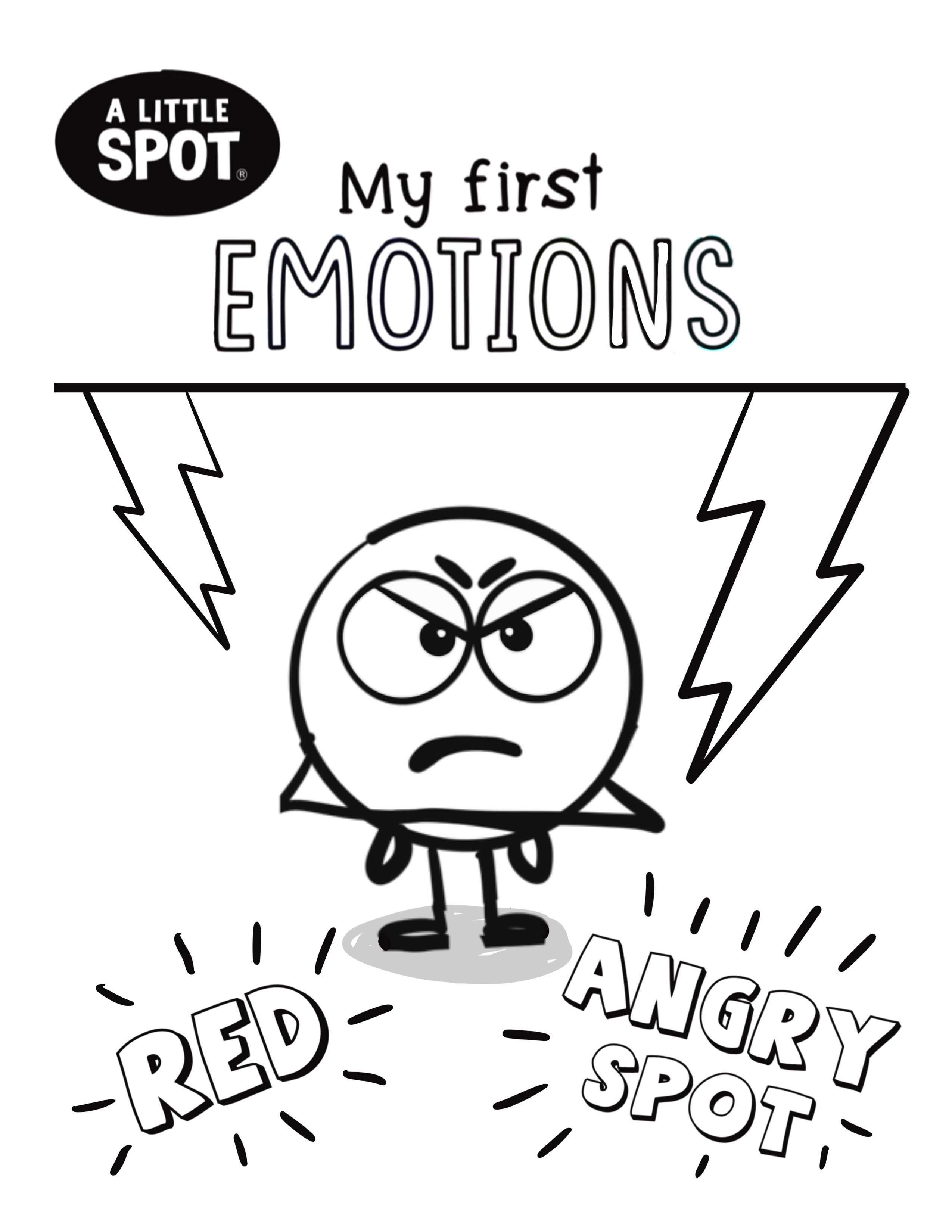 My first emotions coloring sheets â diane alber