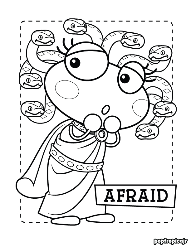 Emotions coloring pages