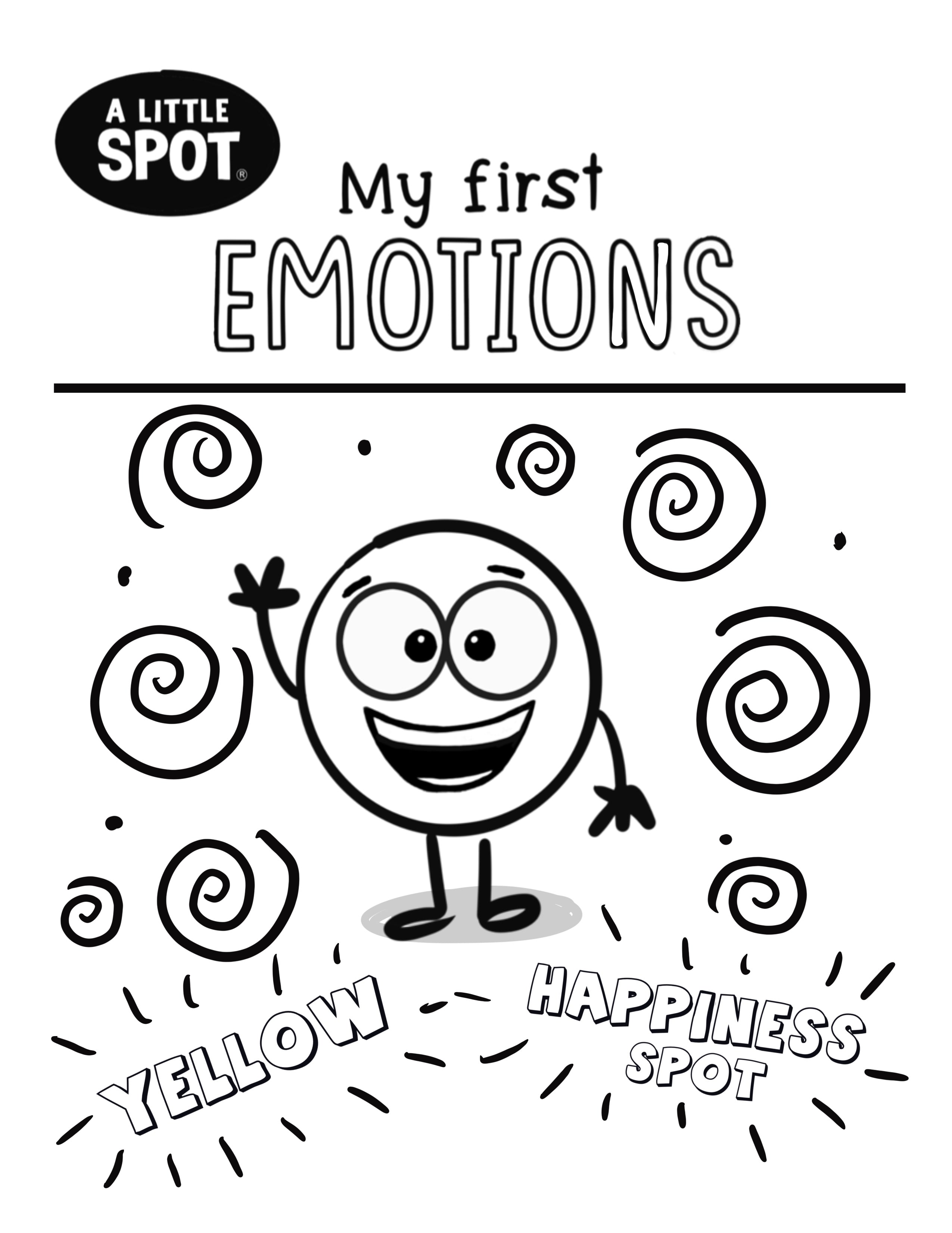 My first emotions coloring sheets â diane alber