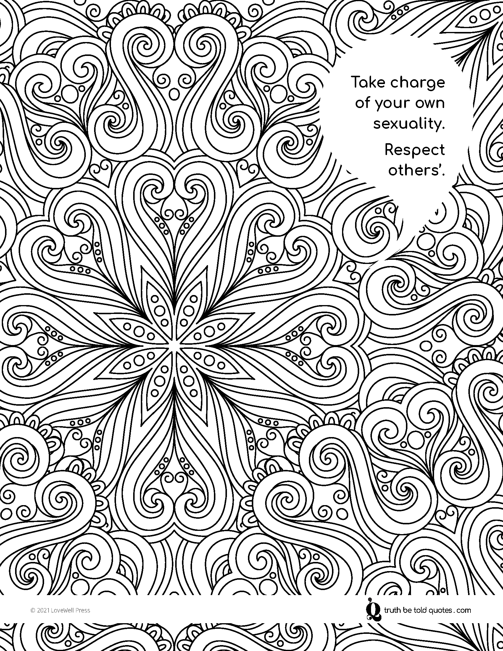 Mindfulness coloring pages