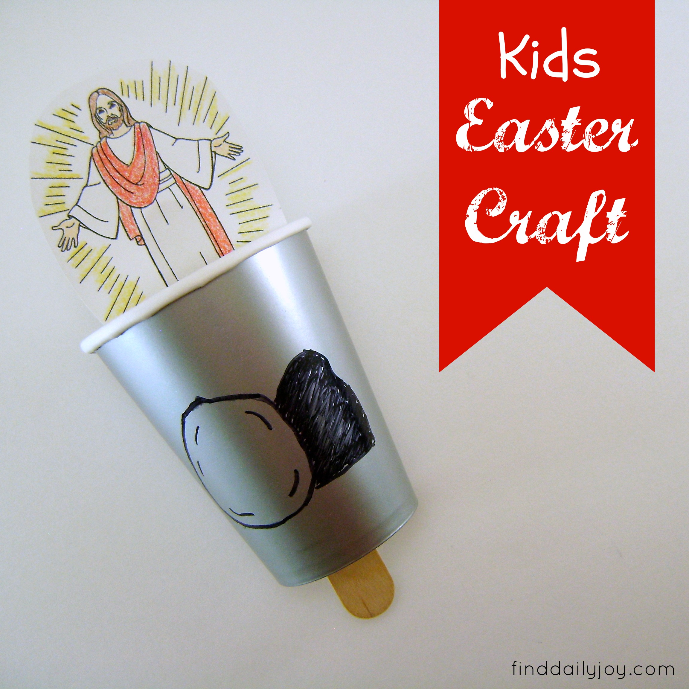 Kids easter craft tutorial find daily joy