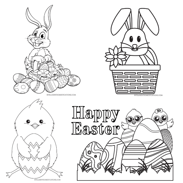 Easter coloring pages free printable