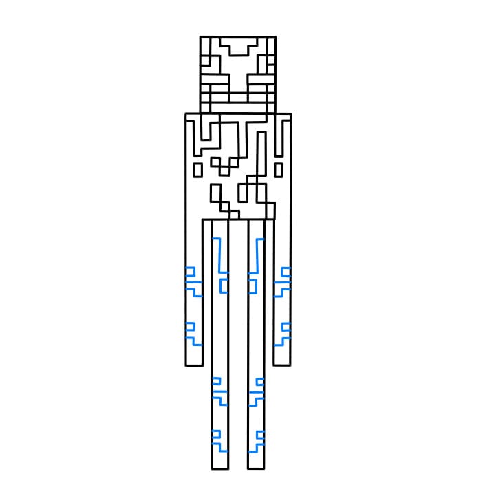 Enderman drawing tutorial