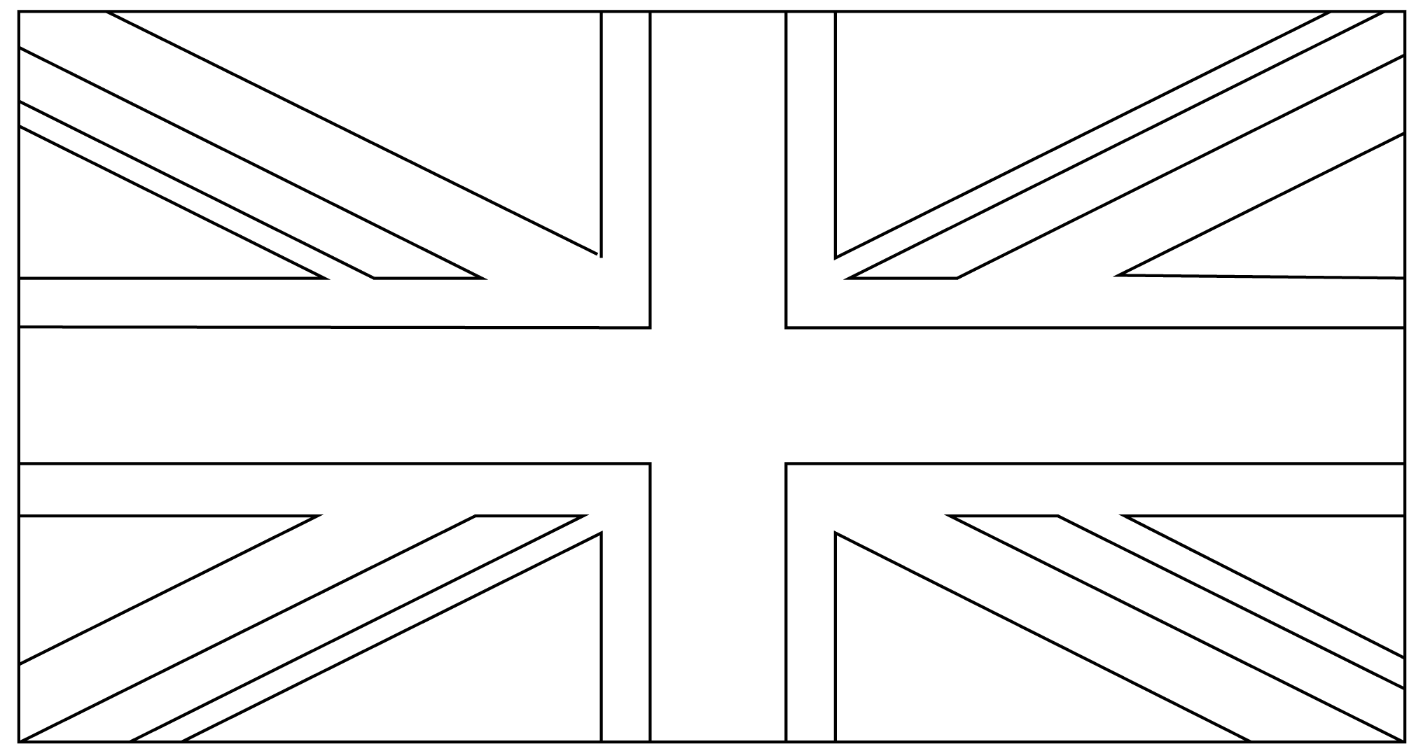 Union jack template free printable