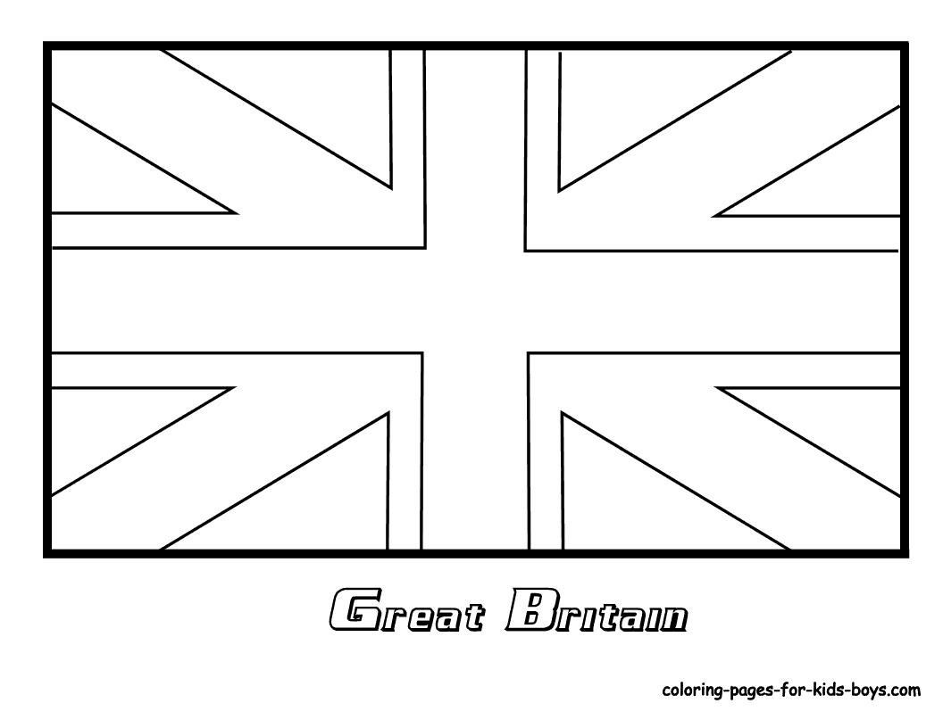 Week one international week day one england flag coloring pages britain flag england flag