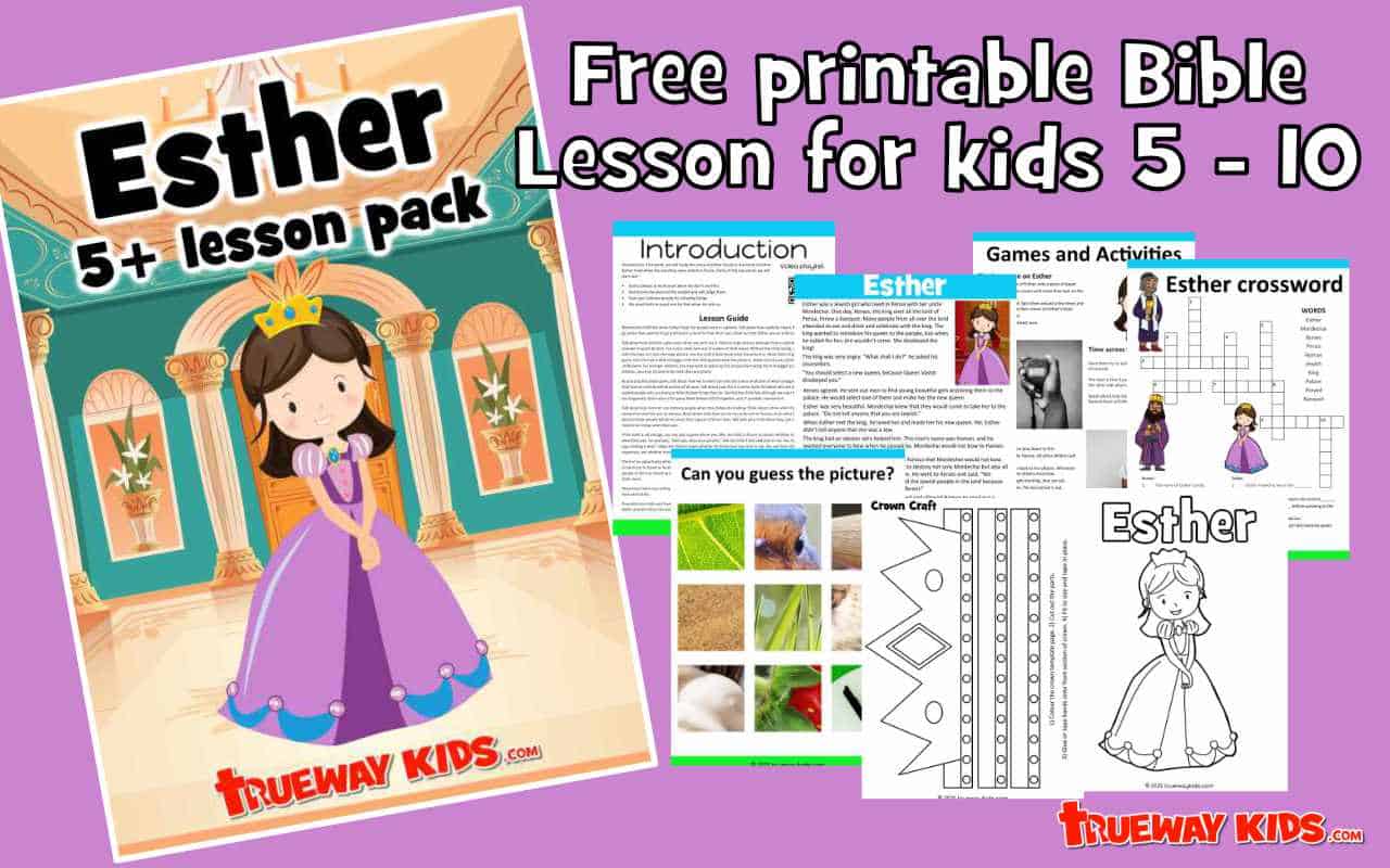 Esther â year old lesson pack