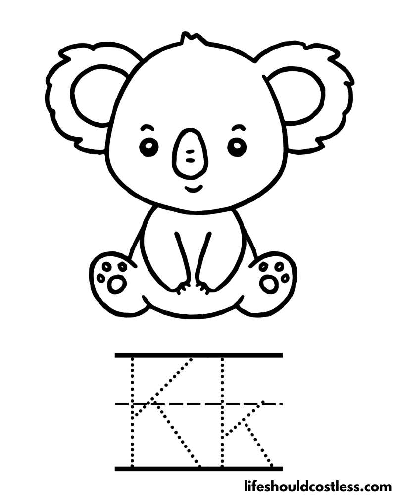 Koala coloring pages free printabe pdf templates