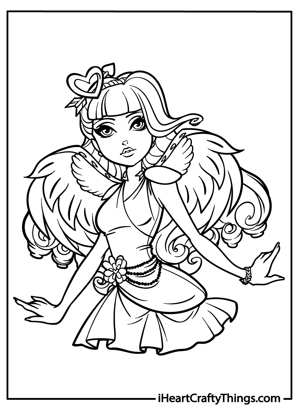 Ever after high coloring pages free printables