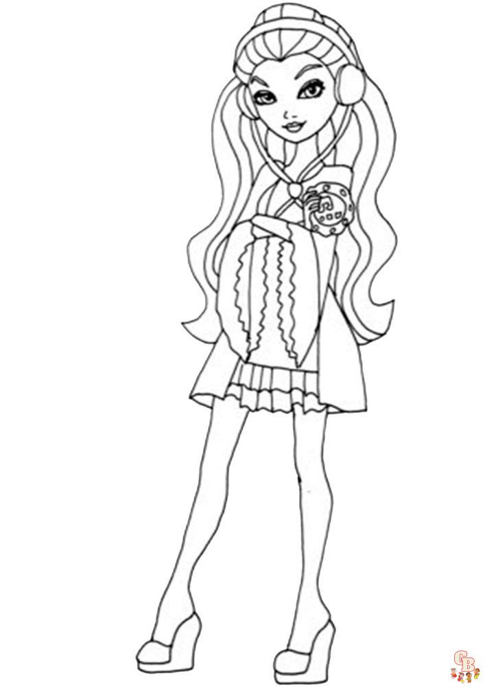 Ever after high coloring pages