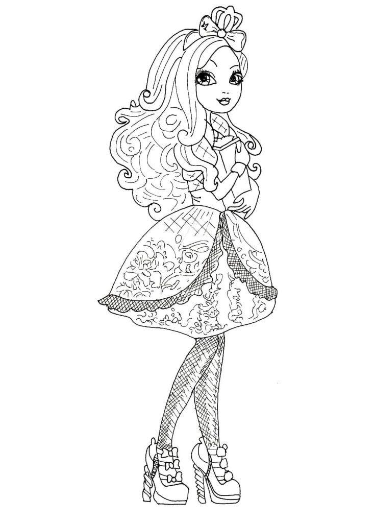 Ever after high coloring pages