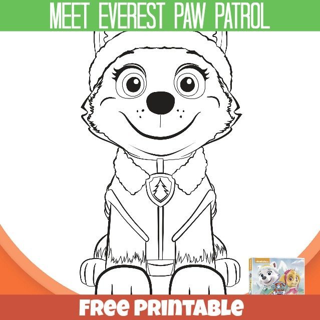 Meet everest paw patrol printables on dvd this summer