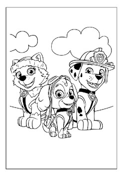 Enjoy endless fun with our printable paw patrol coloring pages for kids p