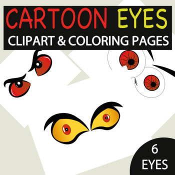 Cartoon eyes clip art