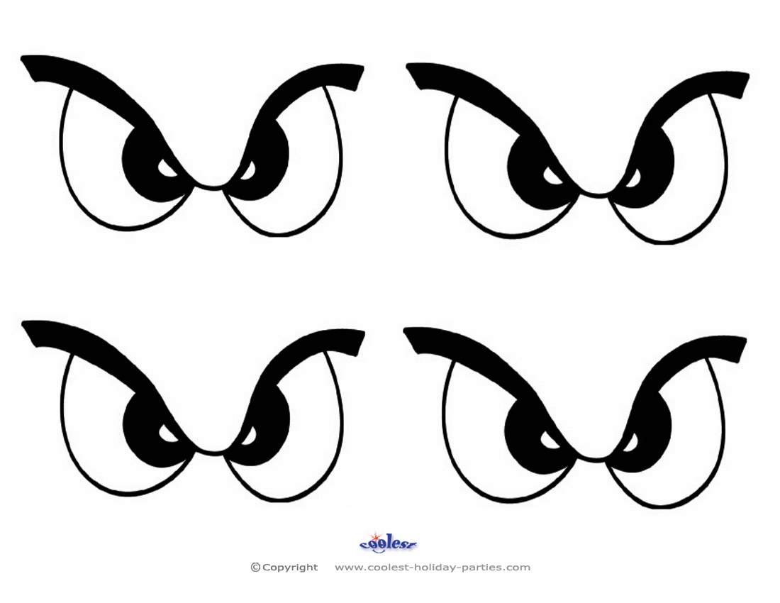 Small printable eyes