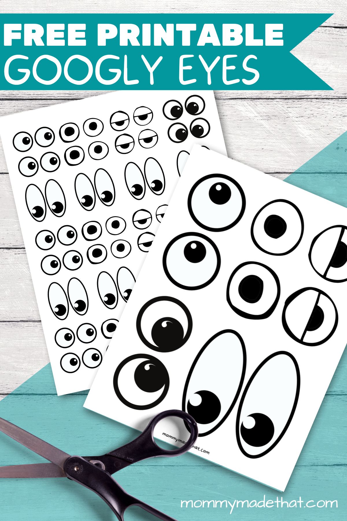 Free printable googly eyes tons of sizes