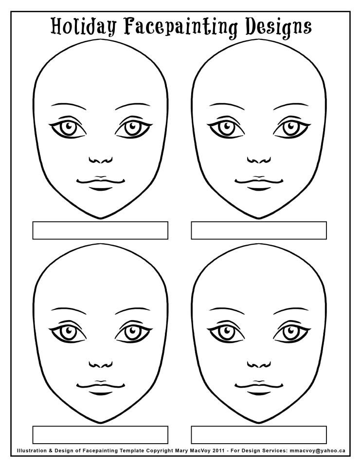 Face painting stencils christmas face painting face painting easy
