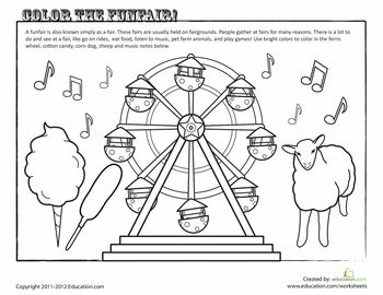 County fair worksheet education county fair projects fair theme county fair