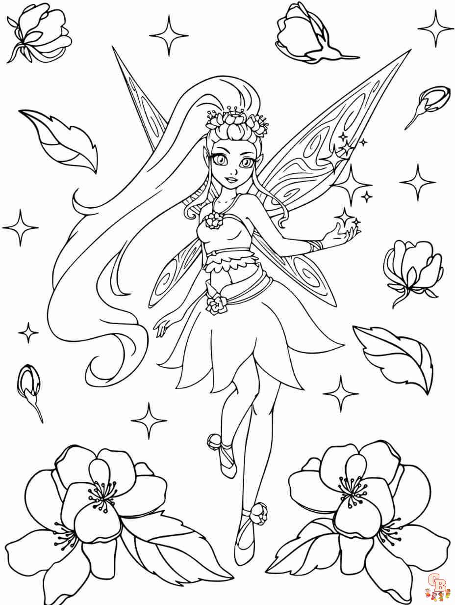 Fun and free fairy tale coloring pages for kids