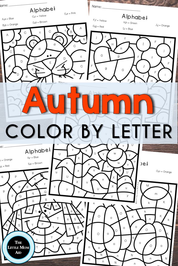 Fall color by letter