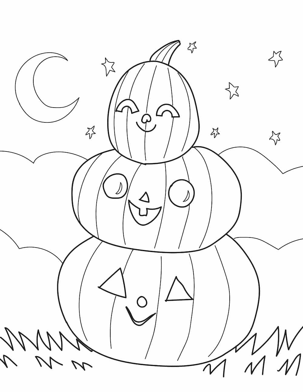 Free printable fall coloring pages for kids